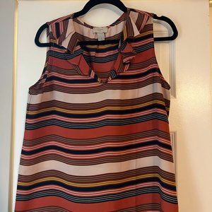 Ann Taylor Loft Sleeveless Striped Top